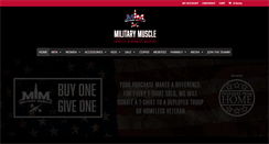 Desktop Screenshot of militarymuscleinc.com