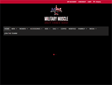 Tablet Screenshot of militarymuscleinc.com